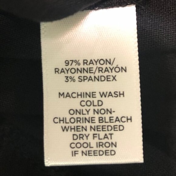 NWT LOFT Lightweight Long Skirt, Two Pockets, Side Slit, Black Size XSP - Picture 10 of 10